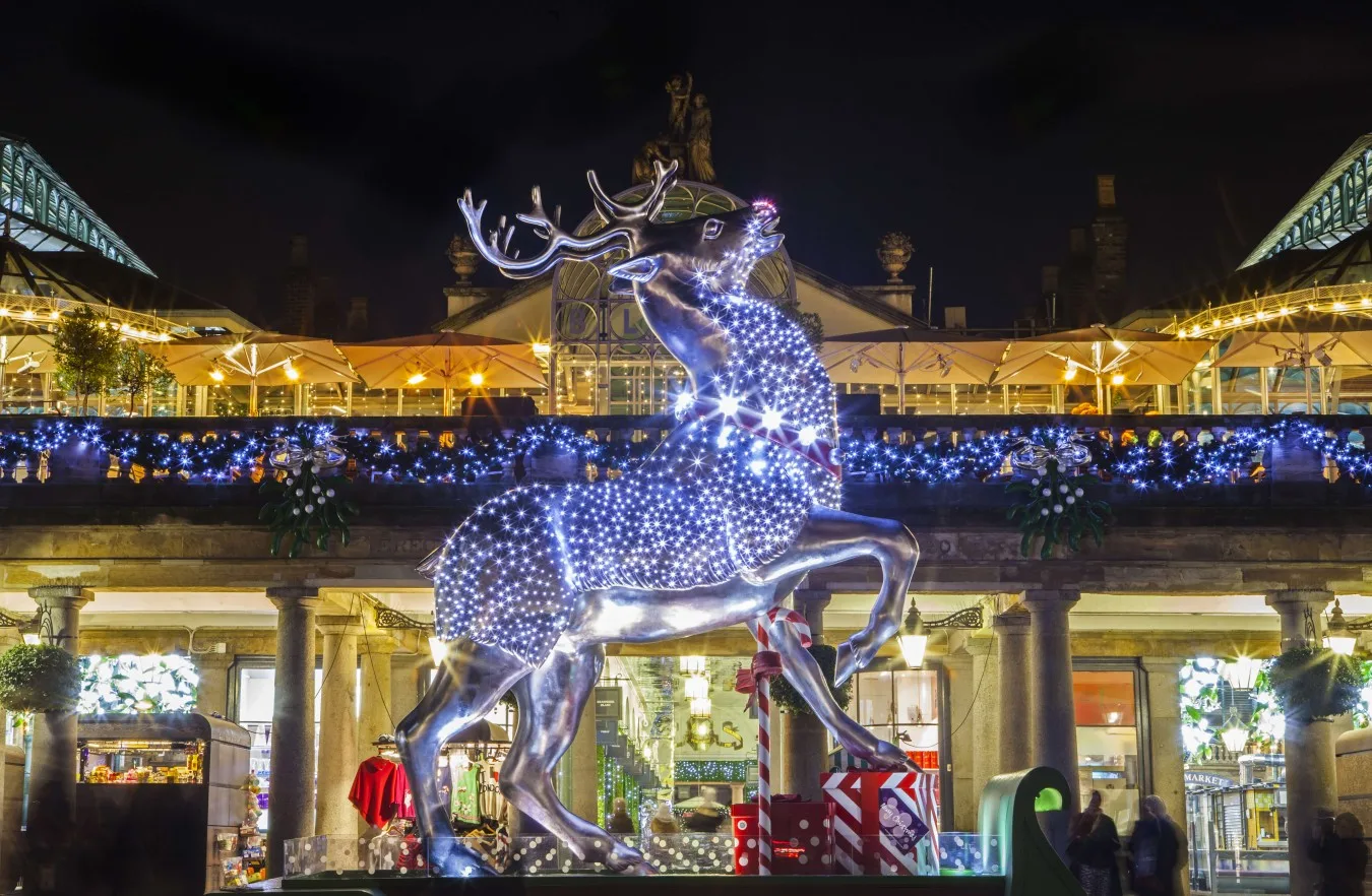 Buying Christmas decorations in London (and a tree you don't have to put up)
