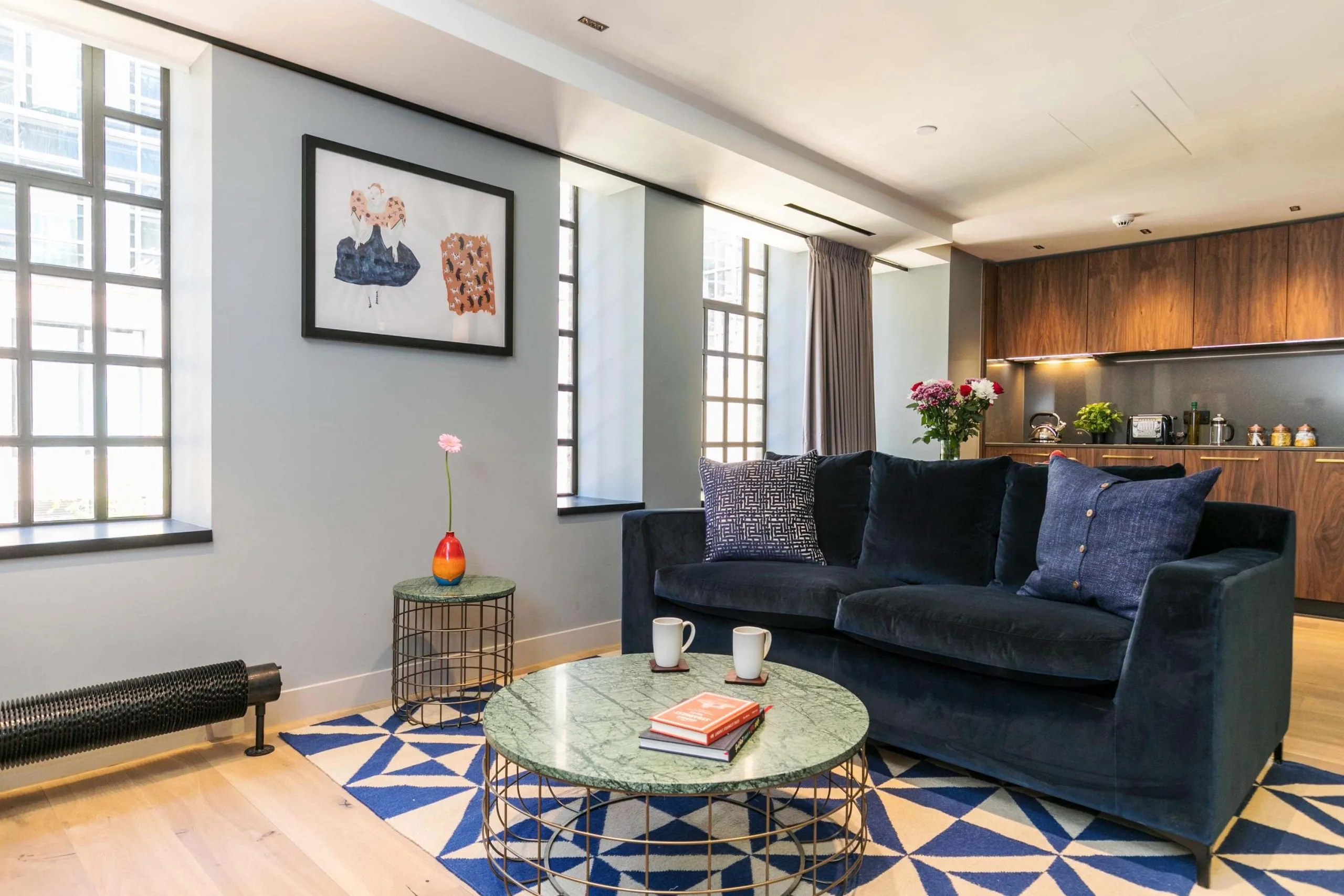 Apartment interior at The Bankside Apartments